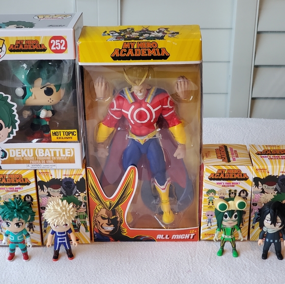 New My Hero Academia All Might, Deku Battle Funko - Picture 1 of 14